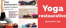 Yoga restaurativo 23 febrero
